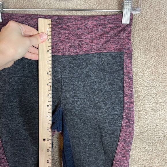 Free People Movement Dylan Leggings Womens XS High Waist Colorblock Mesh Cropped - Picture 7 of 14